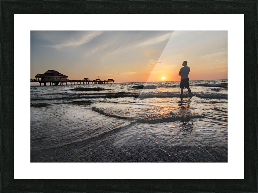 Pondering  Picture Frame print