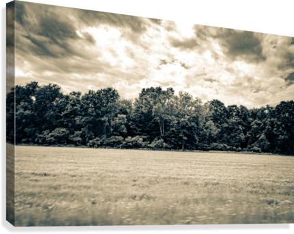 Rural Lake with Clouds