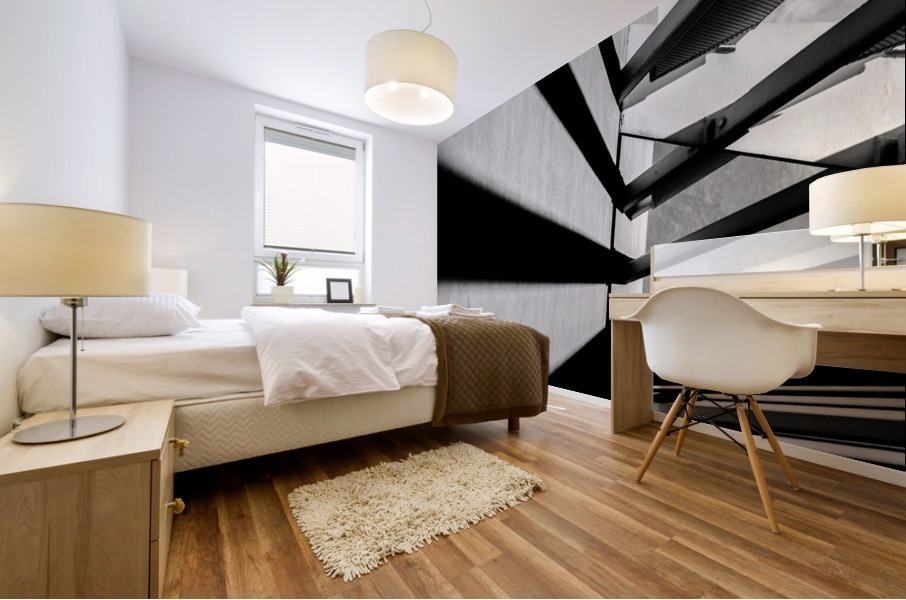 Converging Shadows Mural print