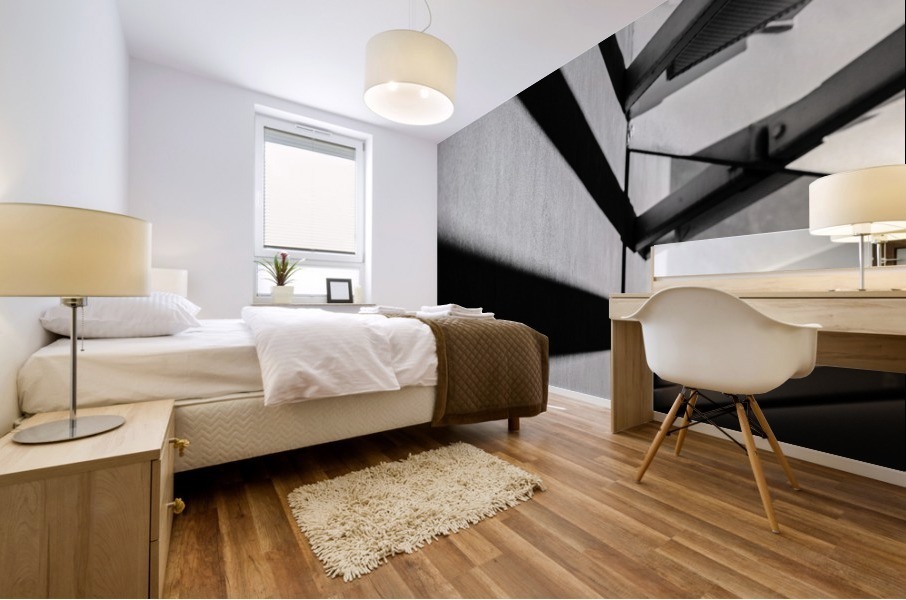Light and Shadow Perspective Mural print
