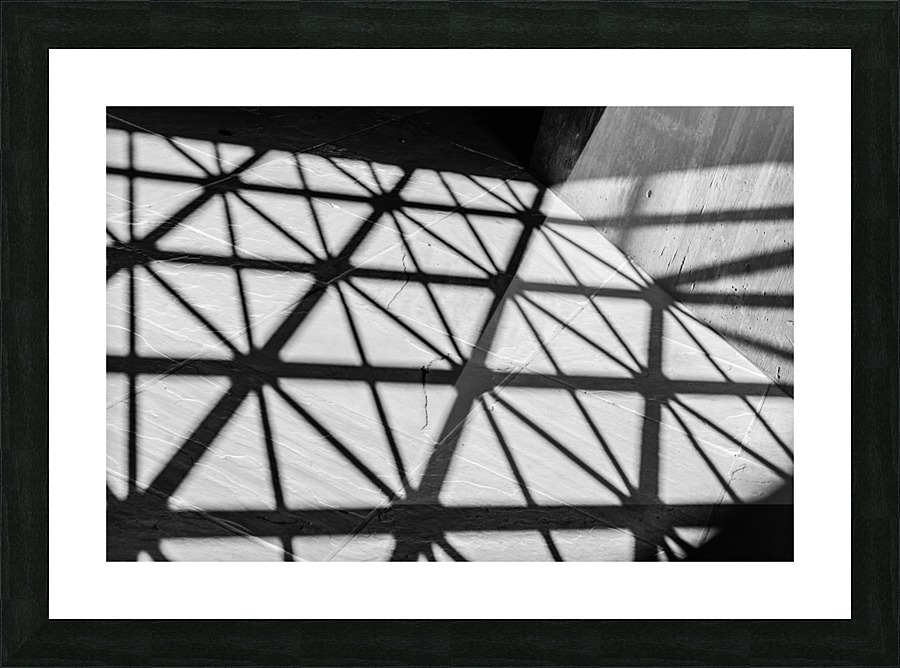 Pattern on Concrete Picture Frame print