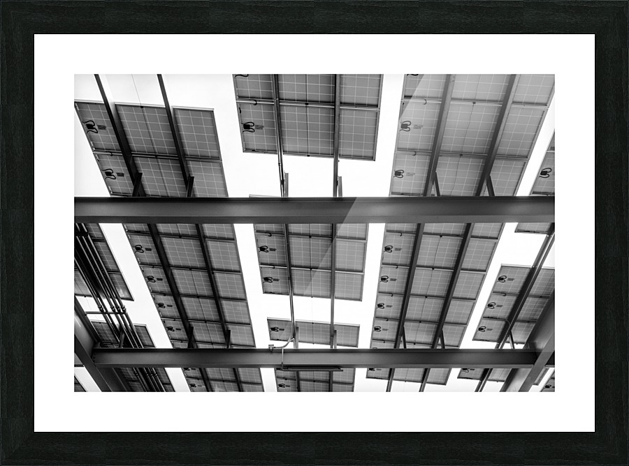 Solar Panels Picture Frame print