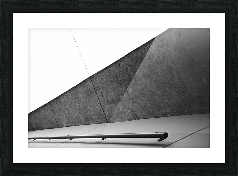 Railing Illusion Picture Frame print