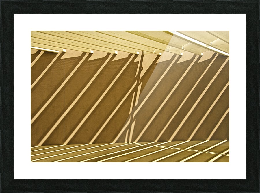 Lines and Light Rays Picture Frame print