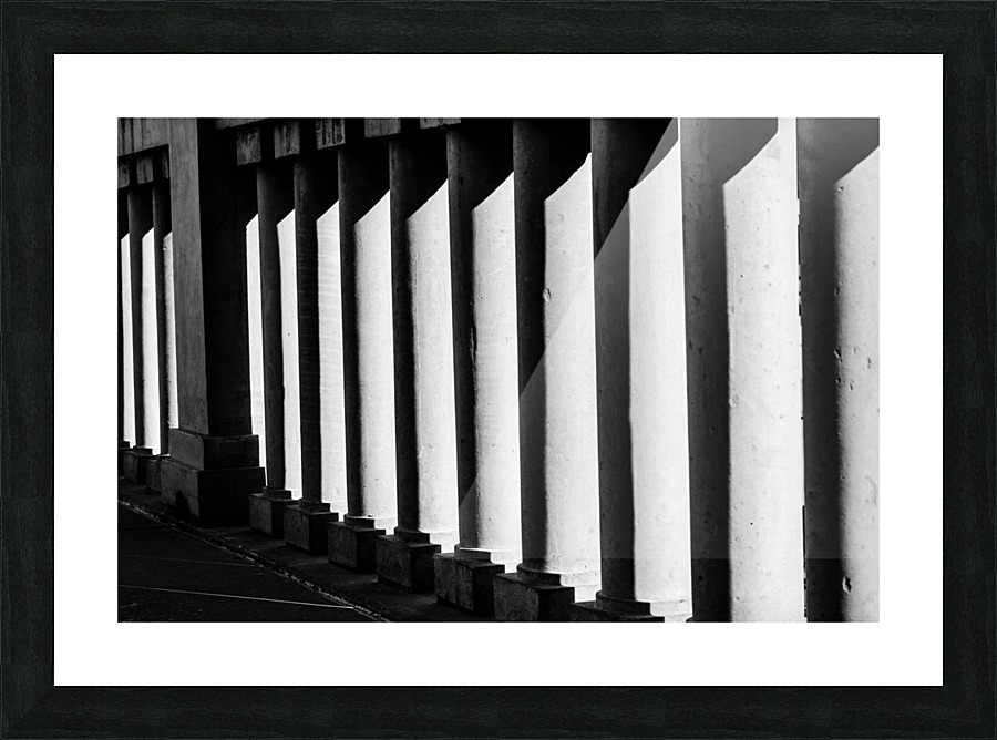 Pillars and Light Picture Frame print