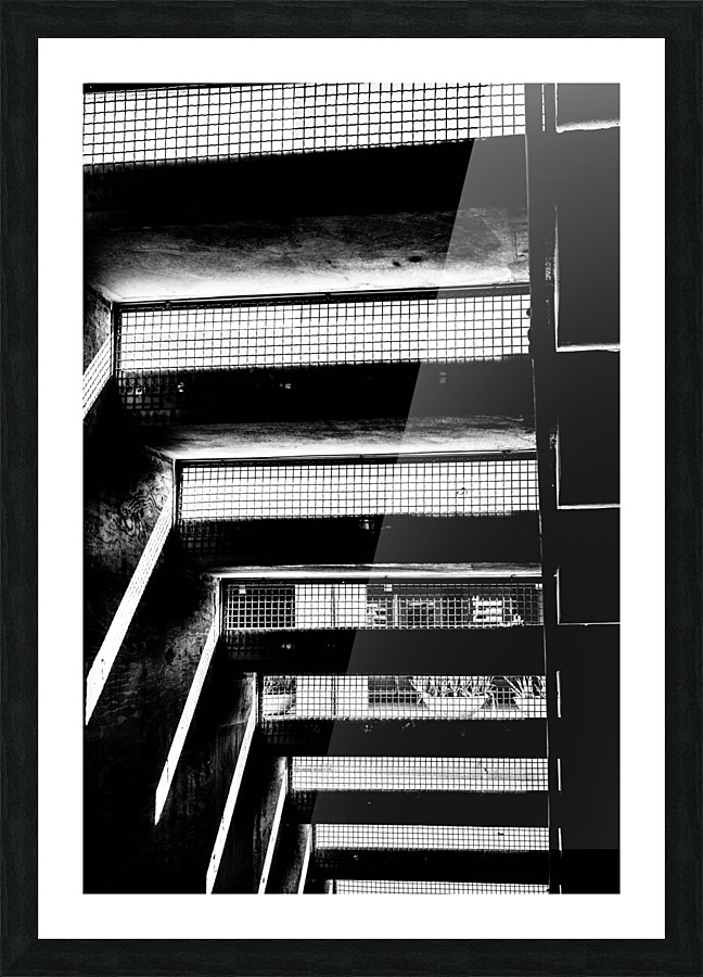 Horizontal Mesh Pattern Picture Frame print