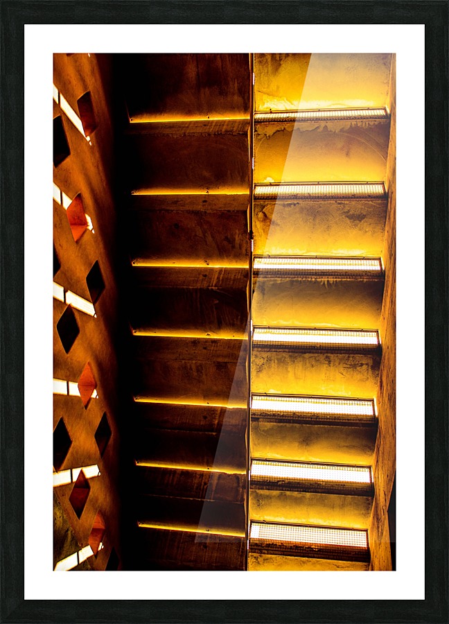 Vertical Light and Shadow Picture Frame print