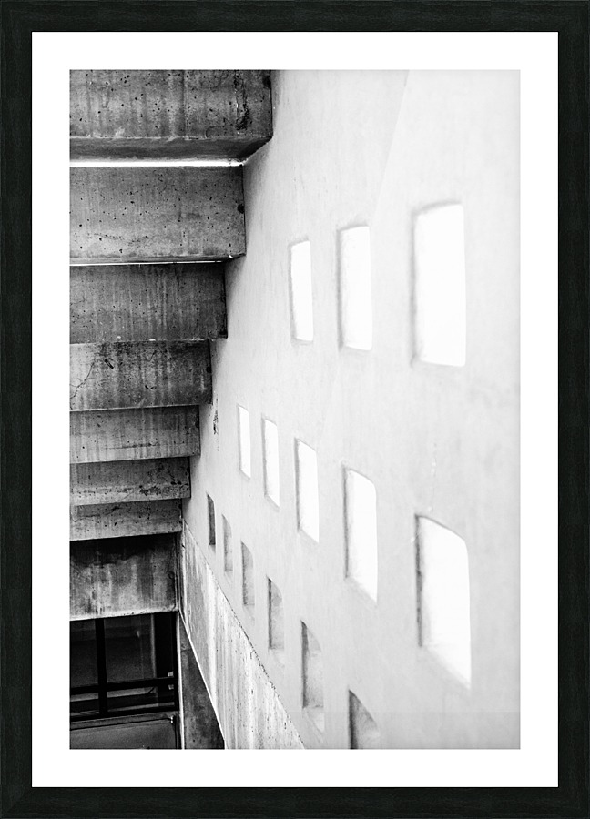 Abstract Light Blocks Picture Frame print