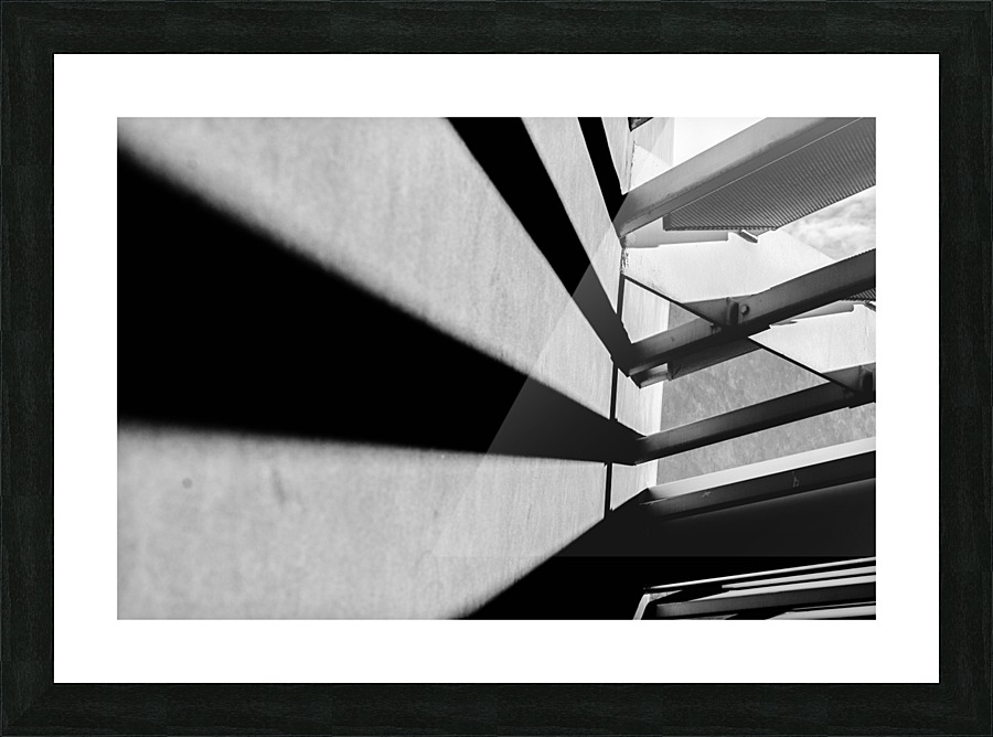 Converging Shadows Picture Frame print
