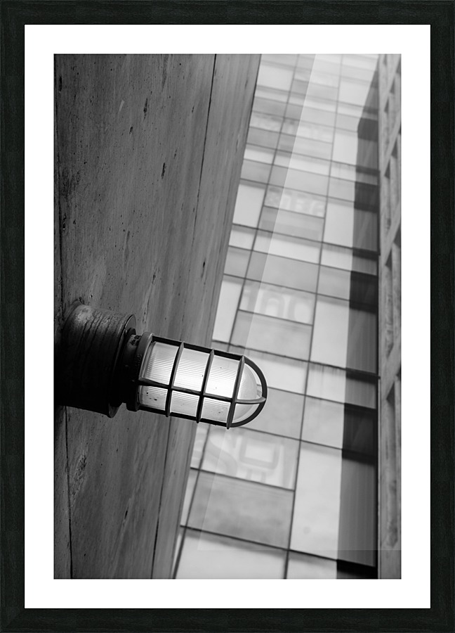 Wall Light Architecture Picture Frame print