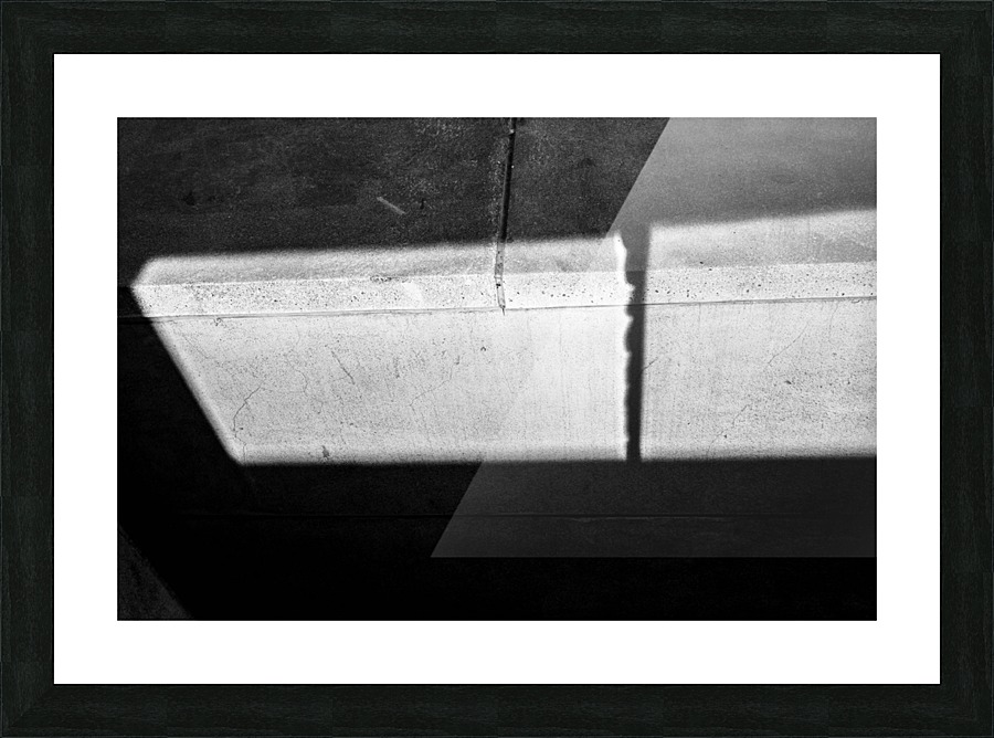 Shadow Cement Illusion Picture Frame print