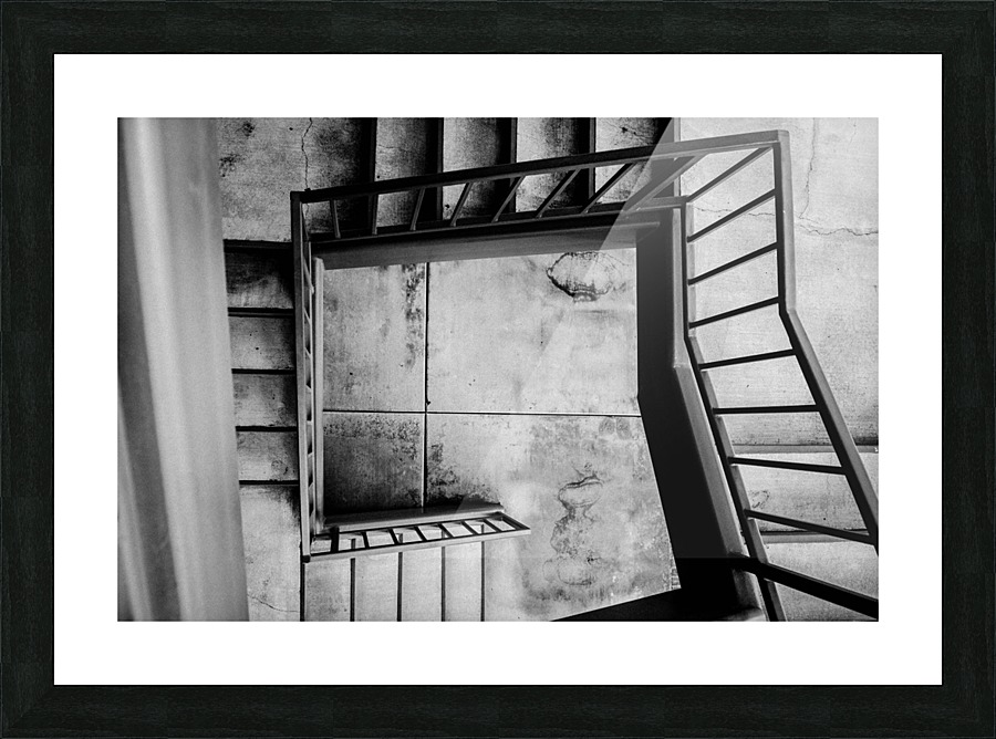 Shadow Staircase Picture Frame print