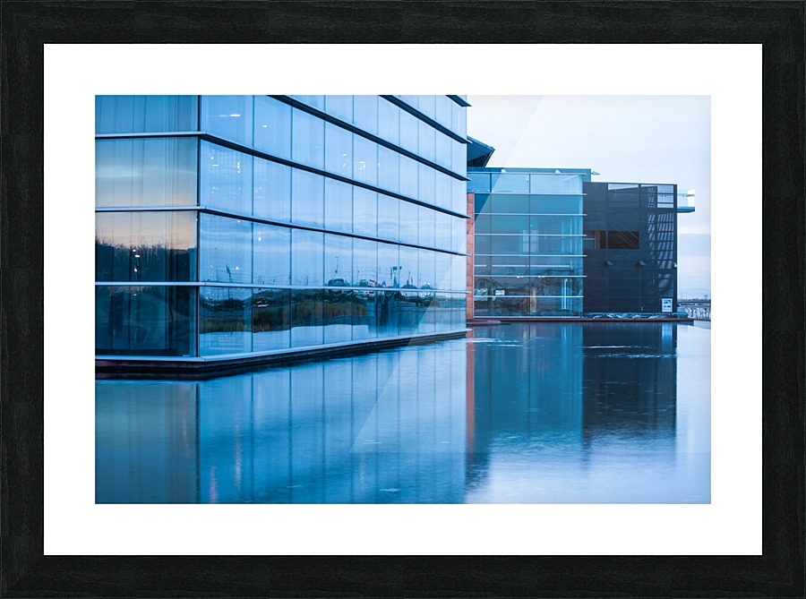 Reflective Architecture Picture Frame print