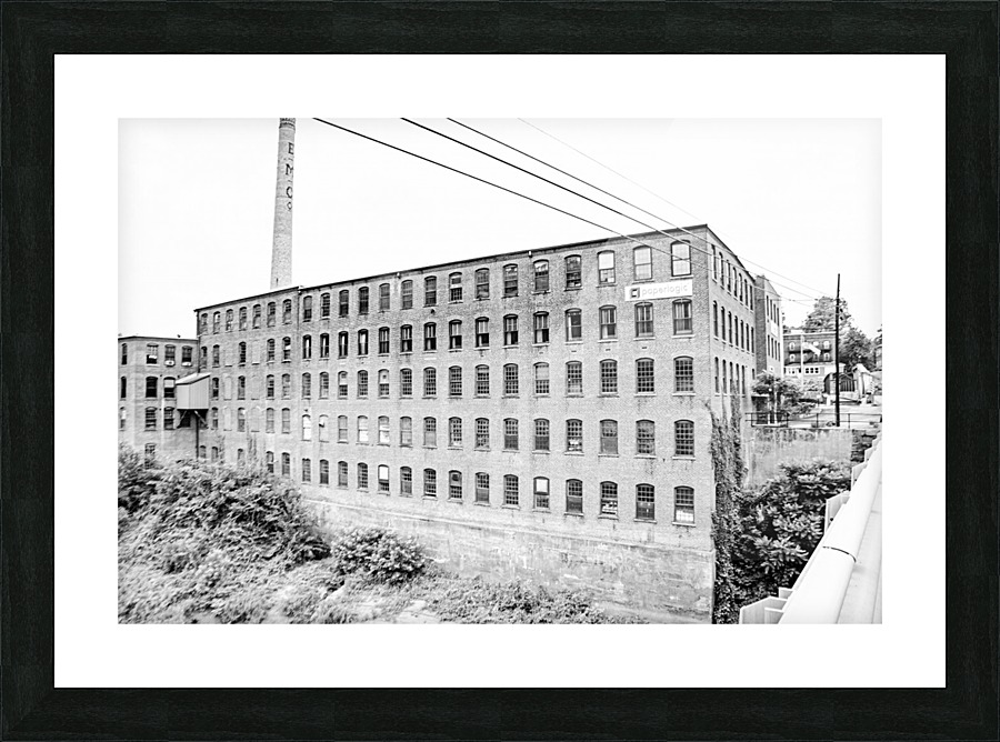 Factory with Stack Picture Frame print