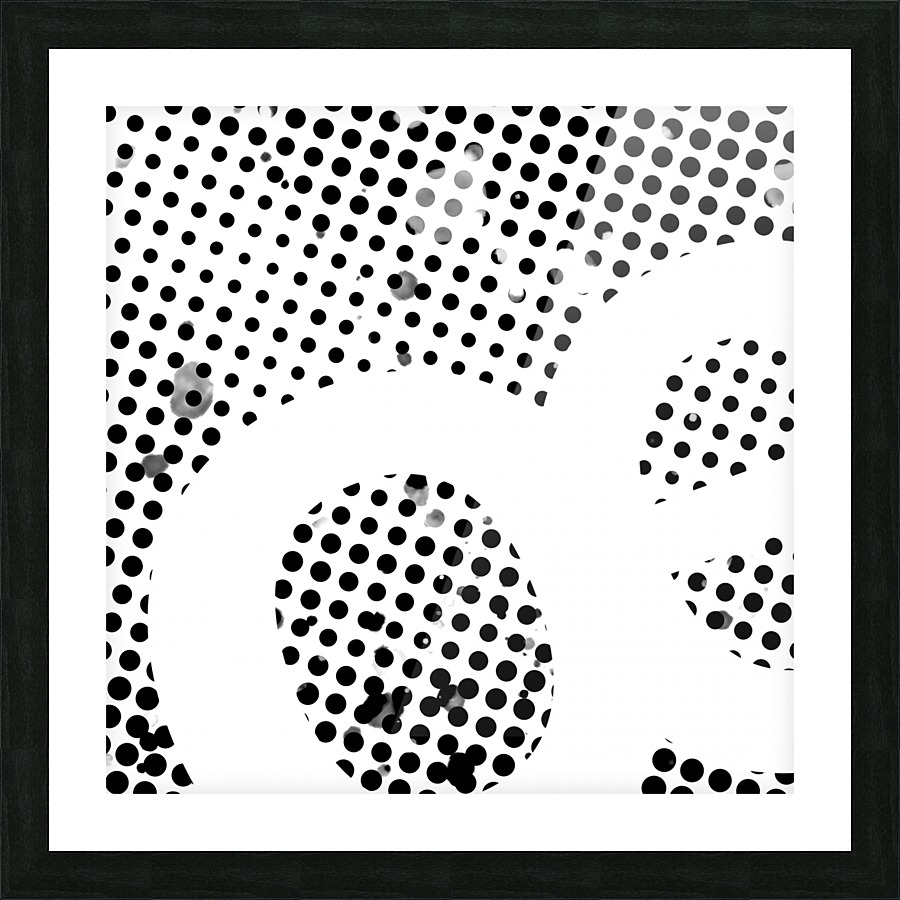 Halftone Abstract 1 Picture Frame print