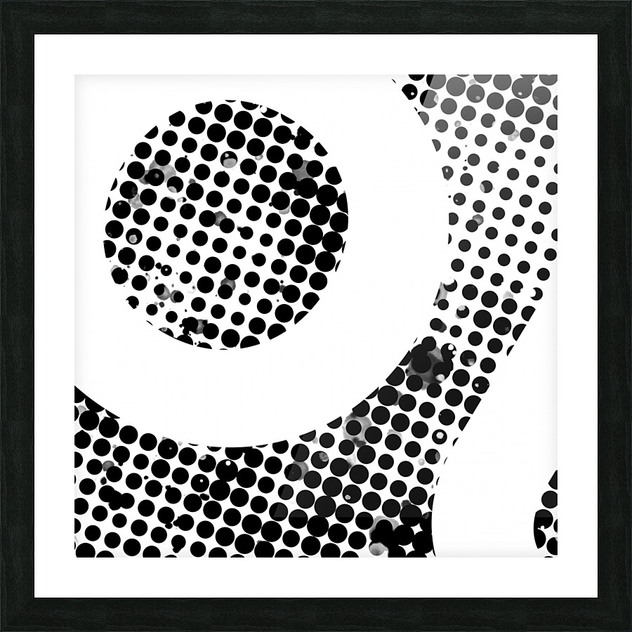 Halftone Abstract 2 Picture Frame print