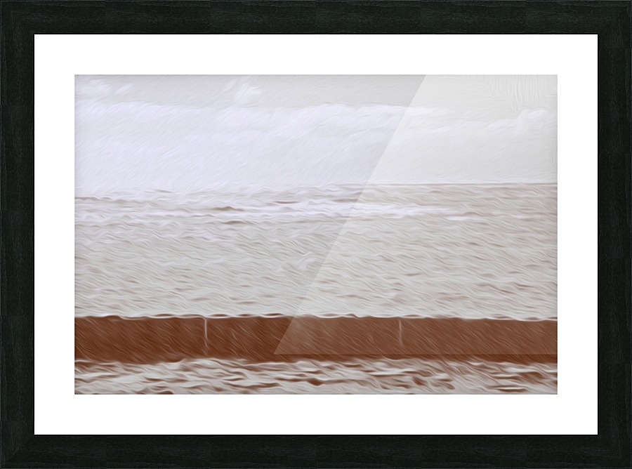 Rough Sea Picture Frame print