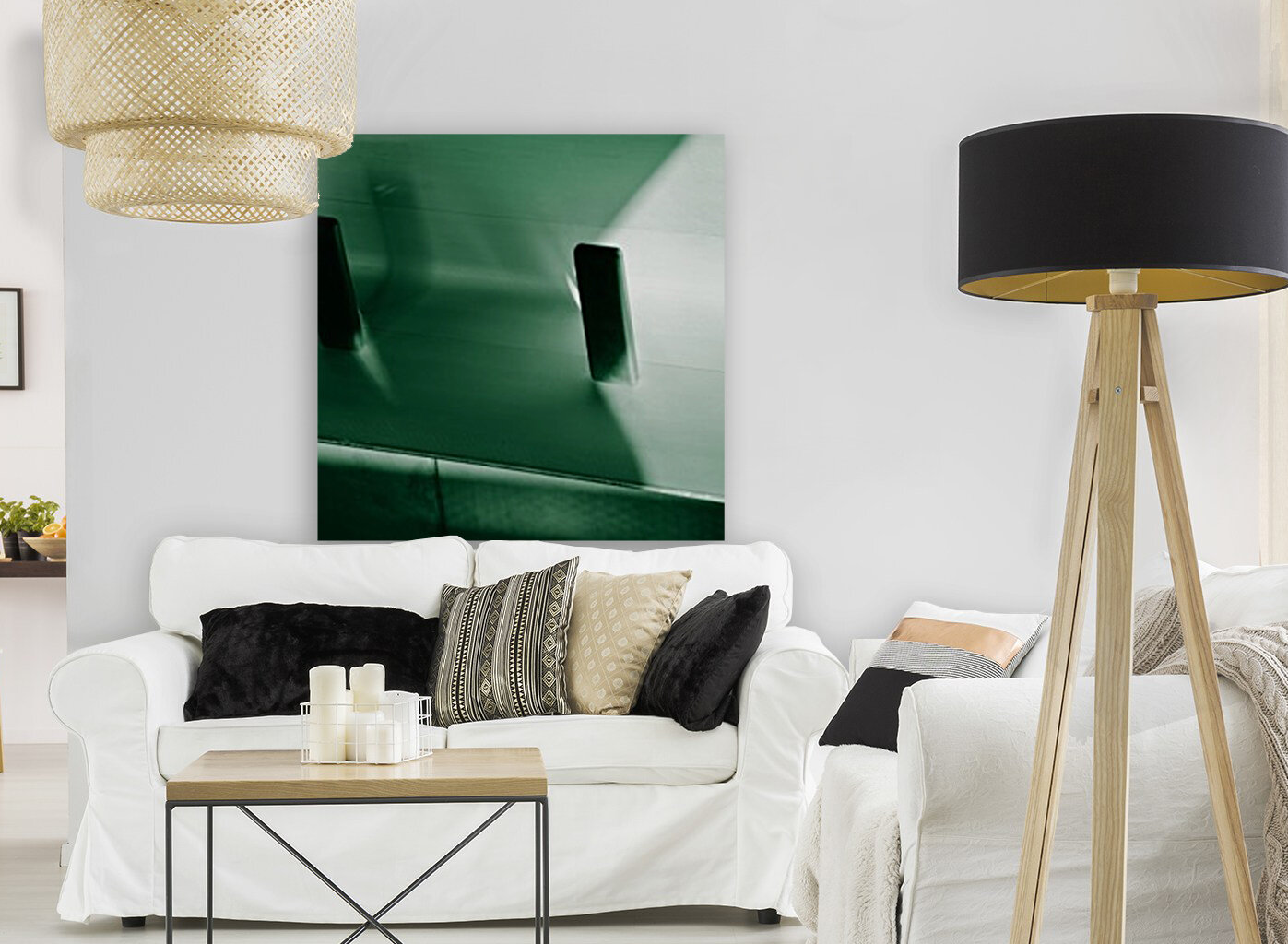 Green Reflection Illusion Reproduction