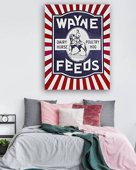 Wayne Feeds Sign by David Pinter