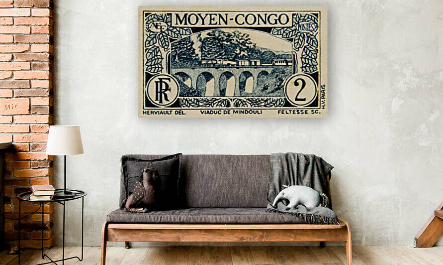 Moyen-Congo 2 Stamp by David Pinter