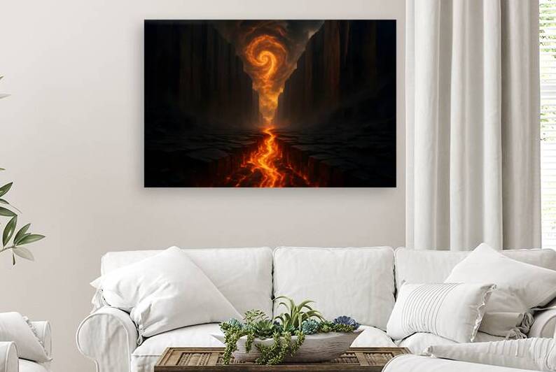Lava Rift: The Burning Path by GabruPawPixels