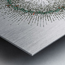 128 confidence intervals N=∞ n=60 1-alpha=90% - theme 2 Metal print