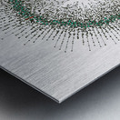 128 confidence intervals N=∞ n=60 1-alpha=95% -  theme 2  Metal print