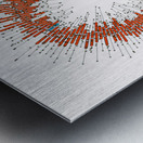 128 confidence intervals N=∞ n=15 1-alpha=99% - theme 1 Metal print