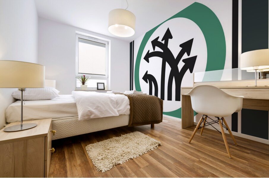 Traffic Delirium 001 Mural print