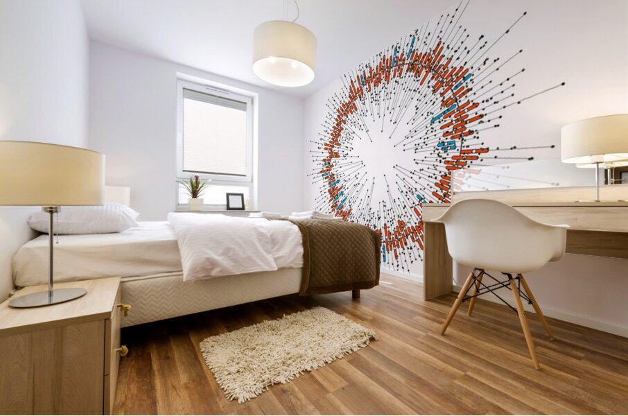 128 confidence intervals N=∞ n=15 1-alpha=99% - theme 1 Mural print