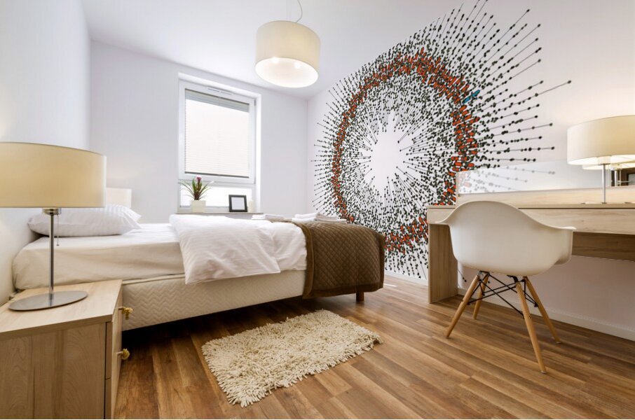 128 confidence intervals N=∞ n=60 1-alpha=99% - theme 1 Mural print