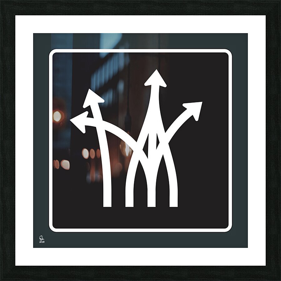 Traffic Delirium 002 Picture Frame print