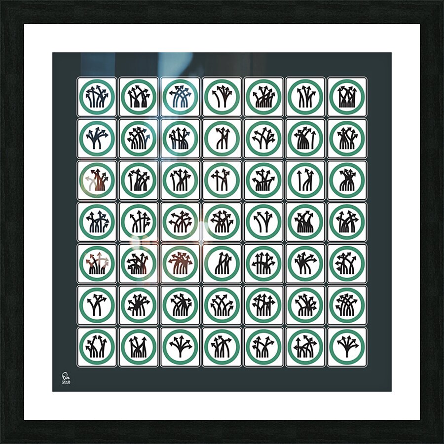 Traffic Delirium 004 Picture Frame print