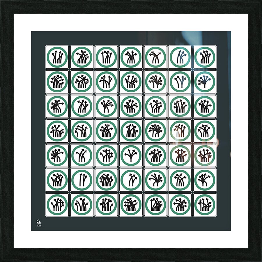 Traffic Delirium 005 Picture Frame print