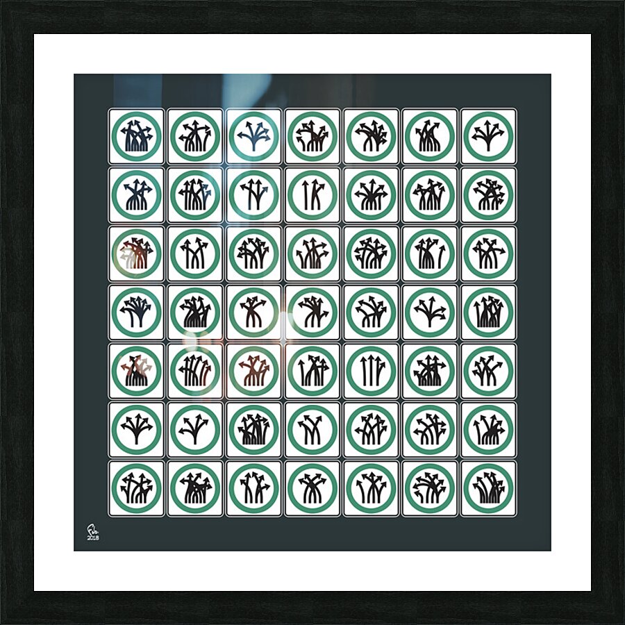 Traffic Delirium 007 Picture Frame print