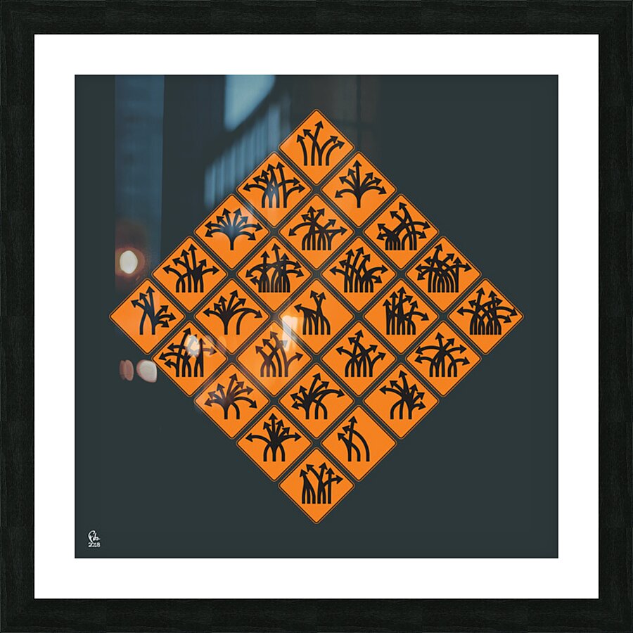 Traffic Delirium 013 Picture Frame print