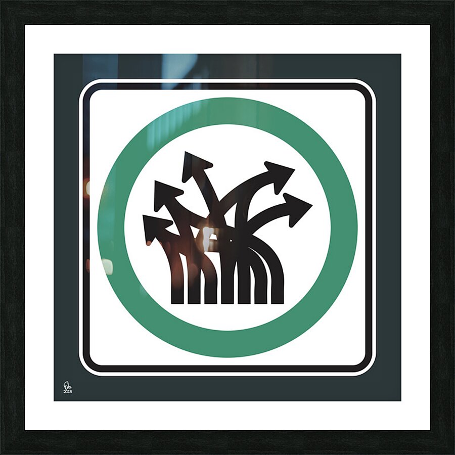 Traffic Delirium 015 Picture Frame print