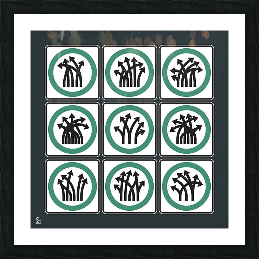 Traffic Delirium 011 Picture Frame print