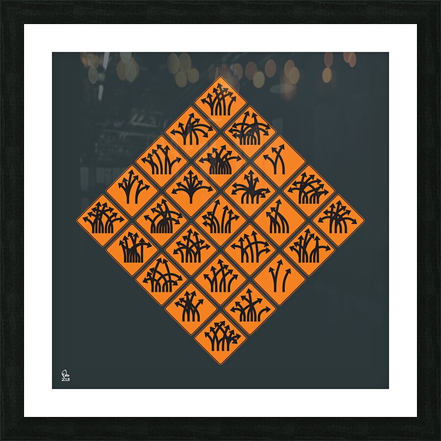 Traffic Delirium 025 Picture Frame print