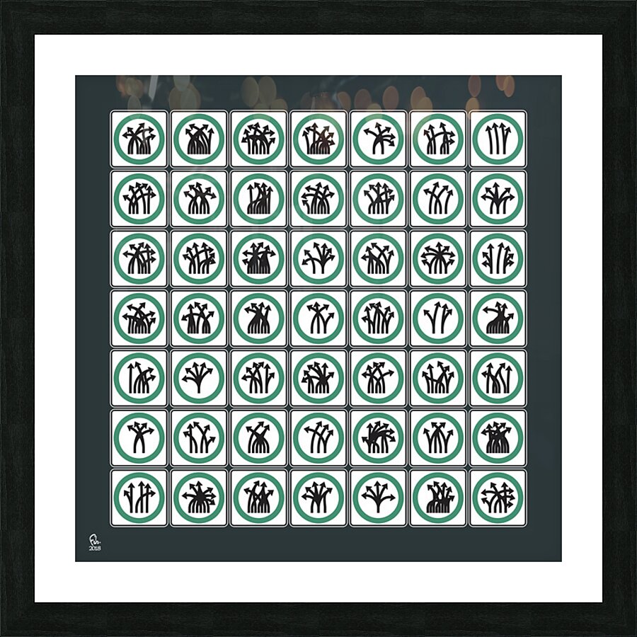 Traffic Delirium 026 Picture Frame print