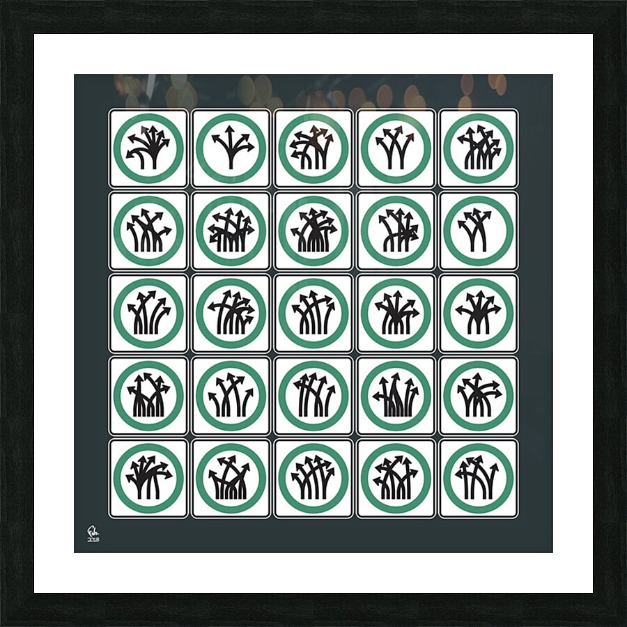 Traffic Delirium 020 Picture Frame print