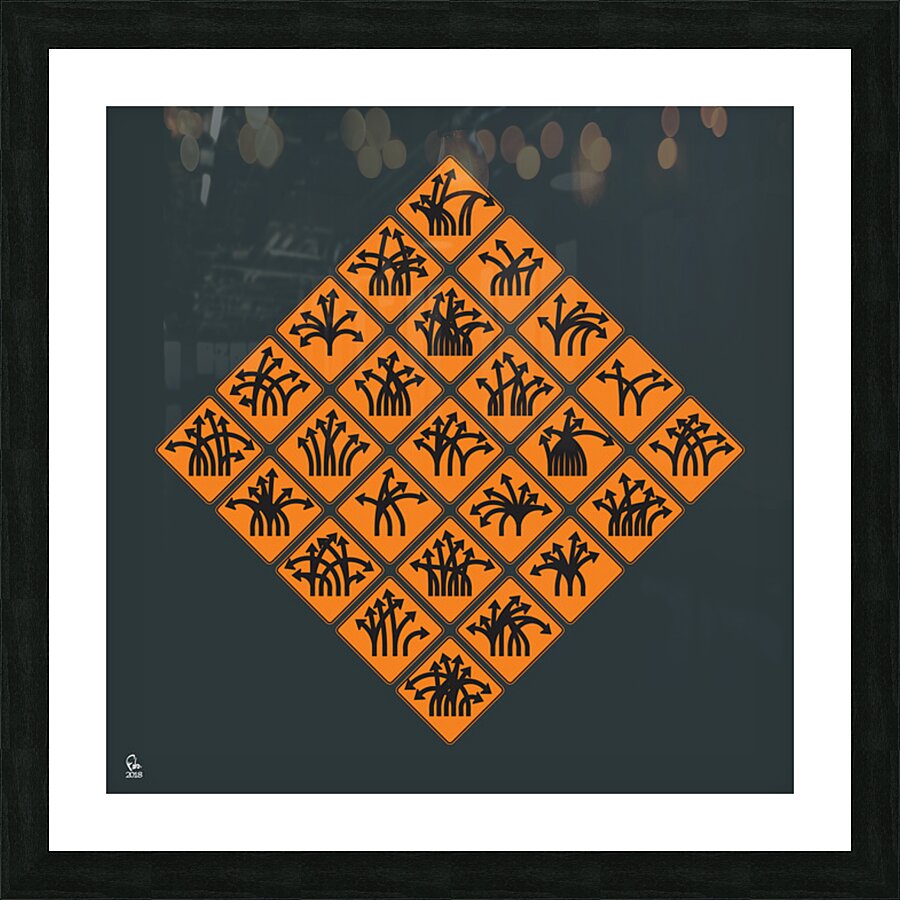 Traffic Delirium 028 Picture Frame print