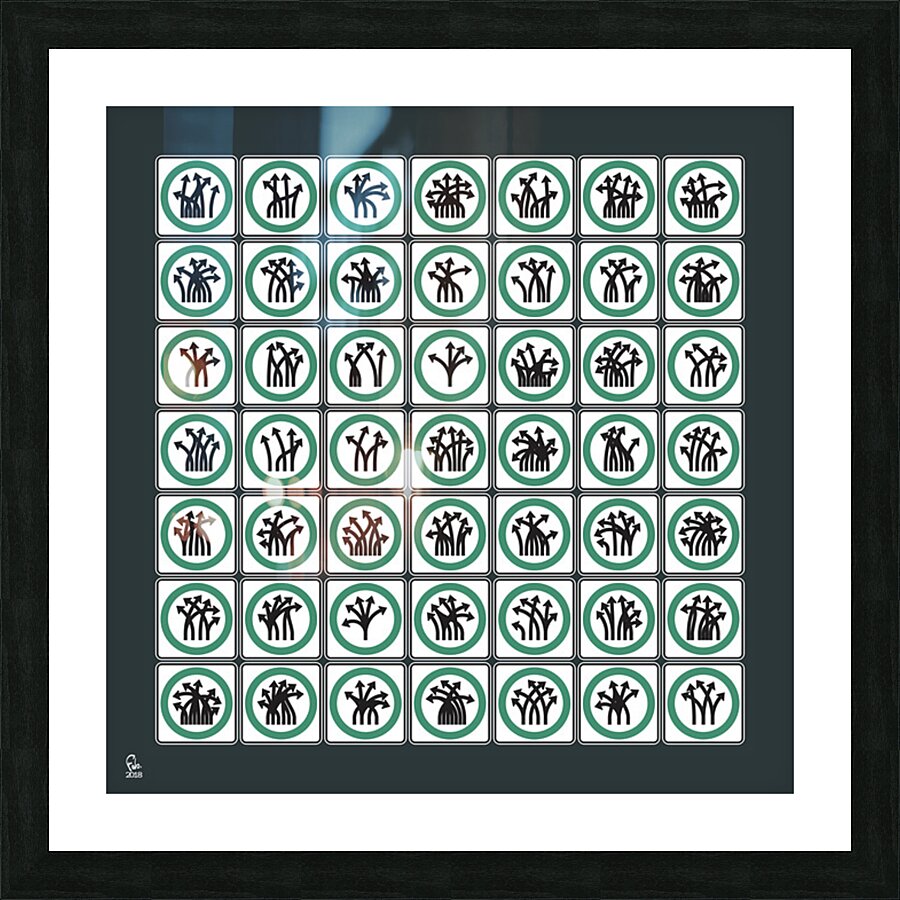 Traffic Delirium 029 Picture Frame print