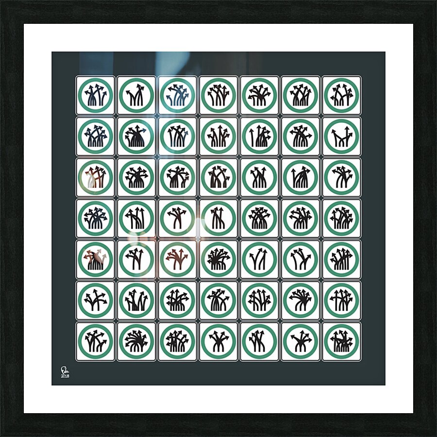 Traffic Delirium 033 Picture Frame print