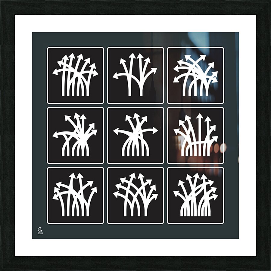 Traffic Delirium 036 Picture Frame print