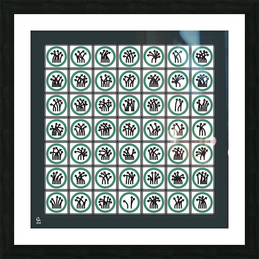 Traffic Delirium 030 Picture Frame print