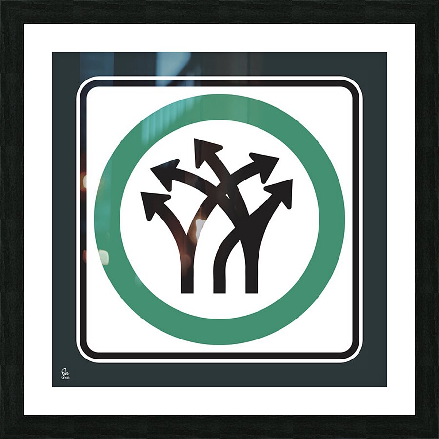 Traffic Delirium 035 Picture Frame print