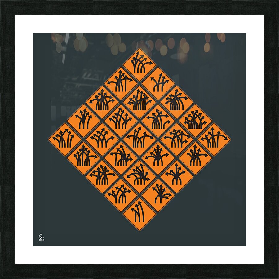 Traffic Delirium 037 Picture Frame print