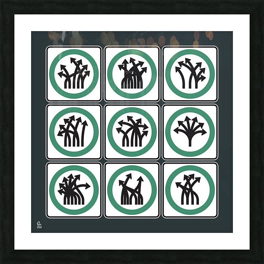 Traffic Delirium 046 Picture Frame print