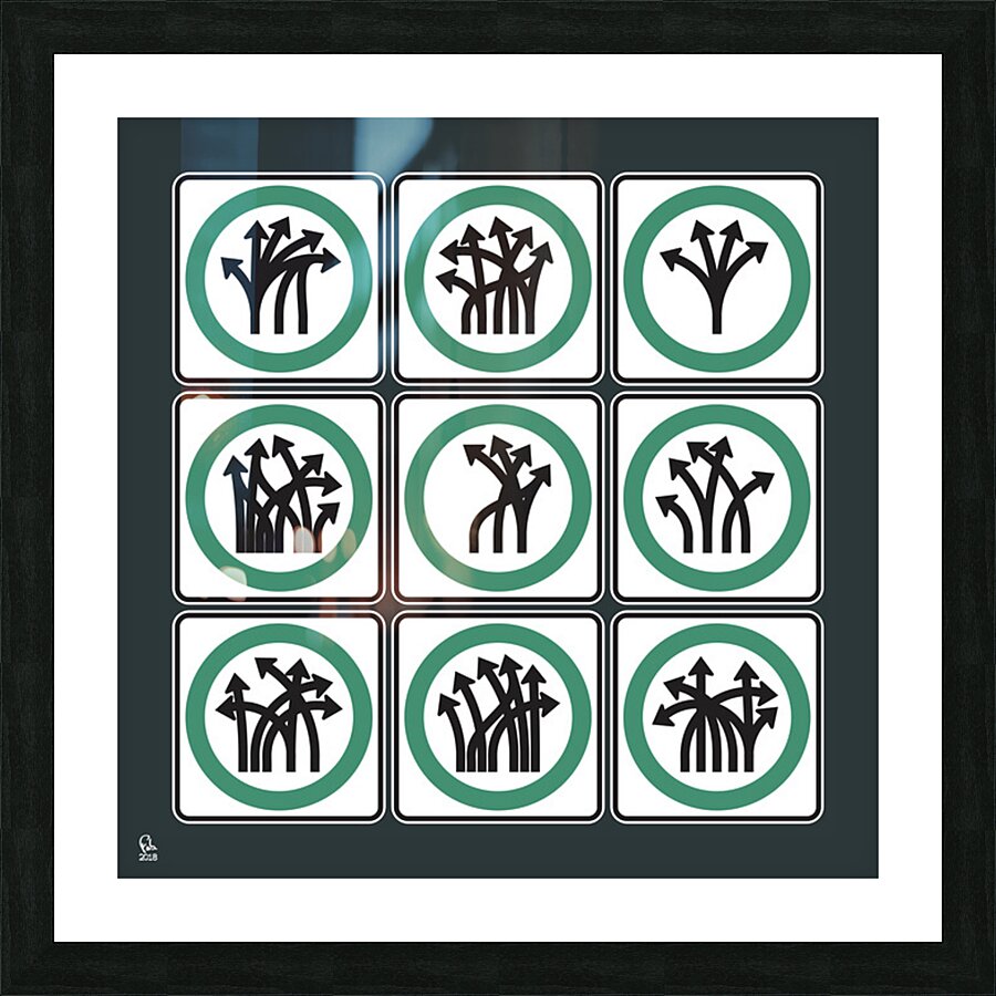 Traffic Delirium 042 Picture Frame print